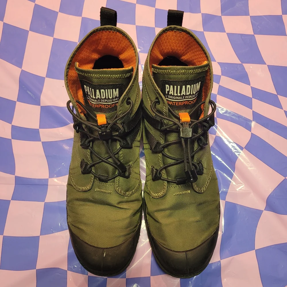Palladium Unisex Pampa Trave Lite+ Olive and Black Tactical Boots Size M 7.5 W 9 - Picture 3 of 6